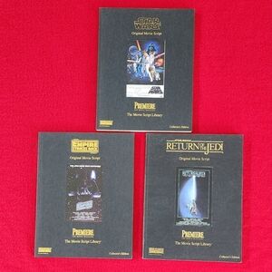 📜 Star Wars Movie Script Collection – A New Hope, Empire Strikes Back, Jedi